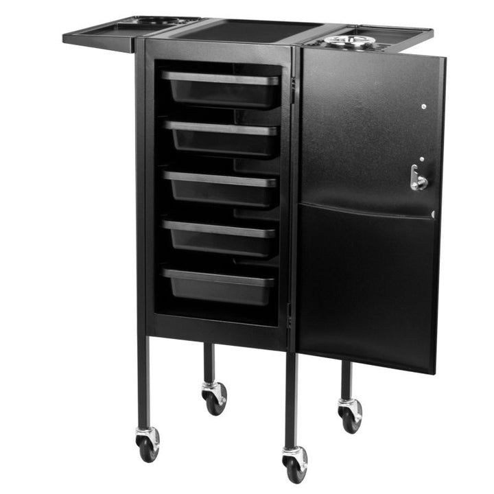 Friseurwagen Gabbiano Deluxe 500 Schwarz 7