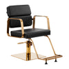Friseurstuhl Gabbiano Porto Gold-Schwarz