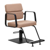 Friseurstuhl Gabbiano Porto Schwarz Beige