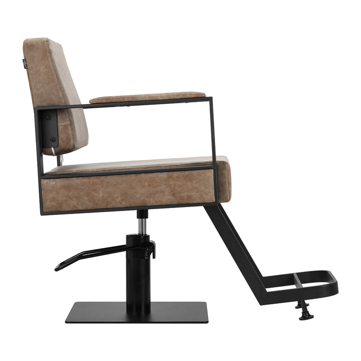 Friseurstuhl Gabbiano Modena Alt Braun 2