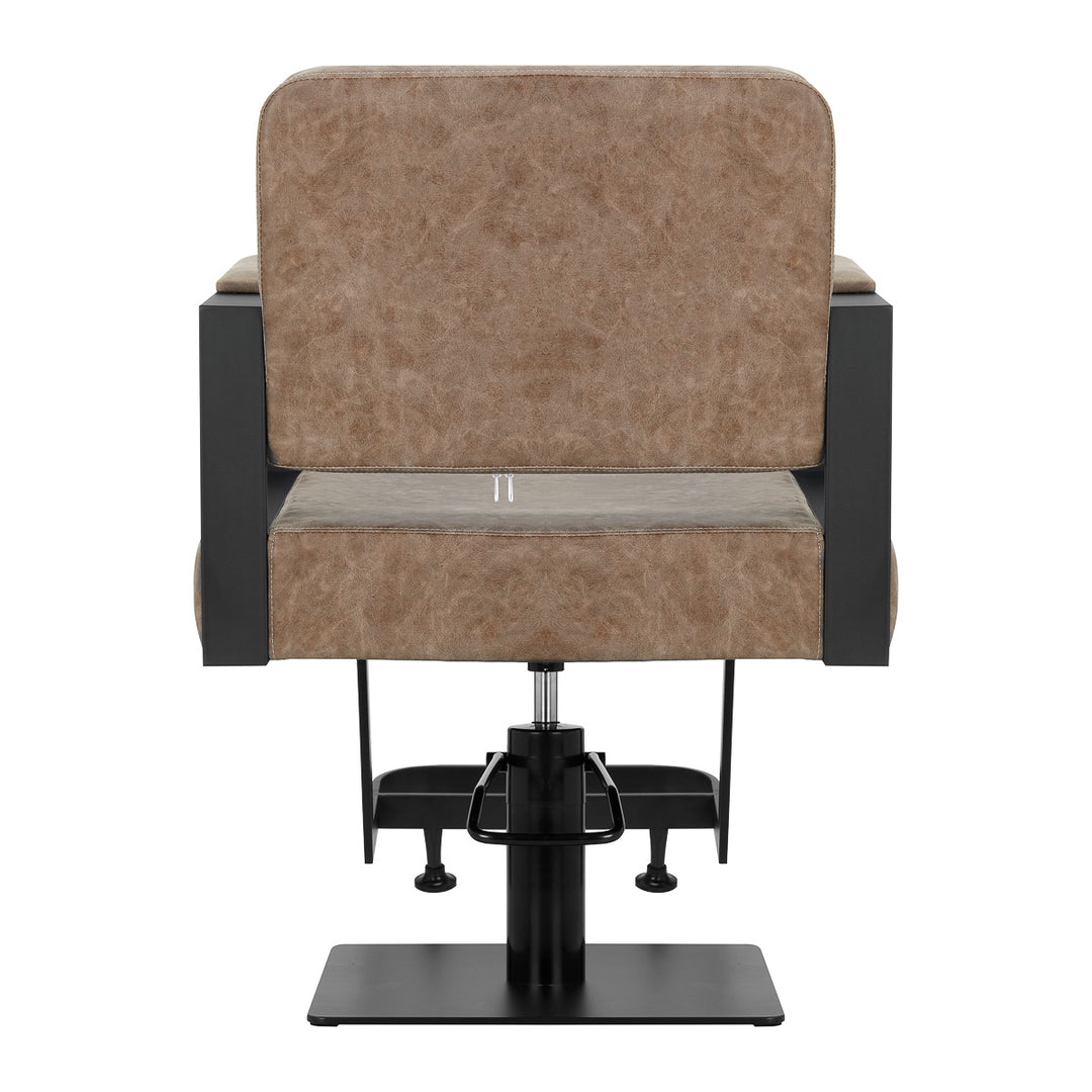Friseurstuhl Gabbiano Modena Alt Braun 4