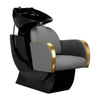 Friseur Waschbecken Gabbiano Malaga Gold-Grau