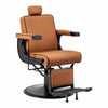 Barberstuhl Gabbiano Visionerio Braun‑Schwarz
