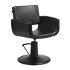 Friseurstuhl Gabbiano Mataro Schwarz-Schwarz