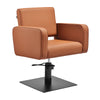 Friseurstuhl Gabbiano Bilbao Braun-Schwarz