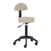 Rollhocker mit Rückenlehne Gabbiano D026 Beige