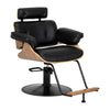 Friseurstuhl Gabbiano Florence Walnuss Schwarz