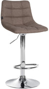 Barhocker 107 Stoff Taupe