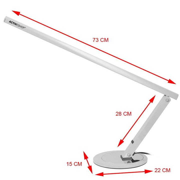 Tischlampe Kosmetik LED Slim 20W Aluminium