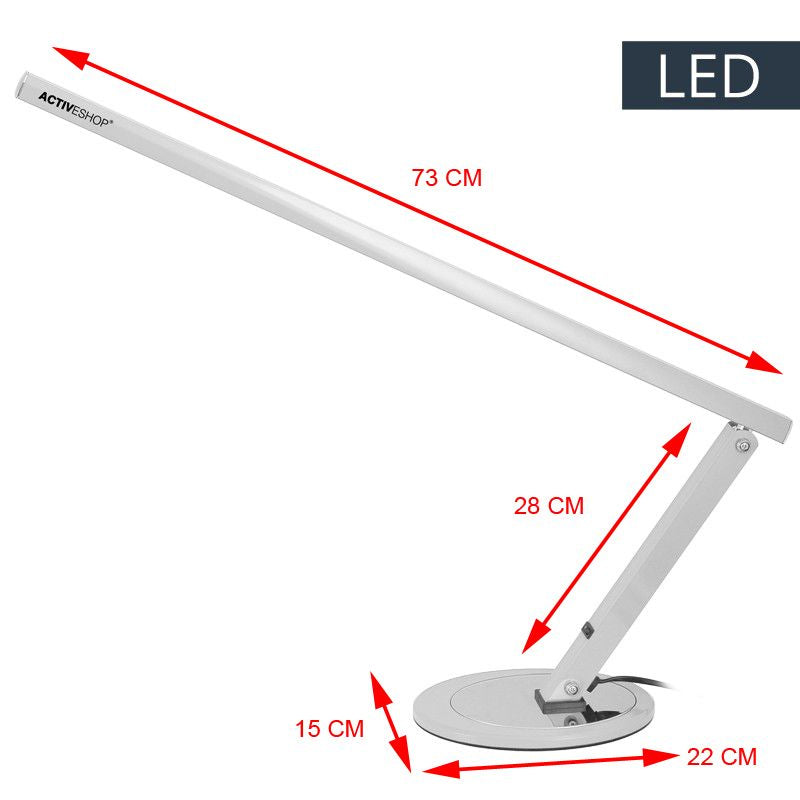 Tischlampe Kosmetik LED Slim 8.4W Aluminium - Bild 3