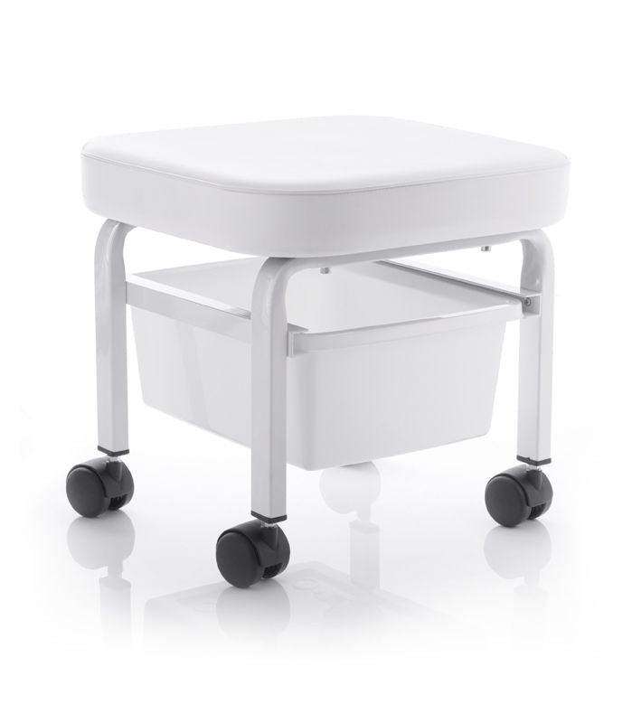 Rollhocker Höhenverstellbar mit Behälter