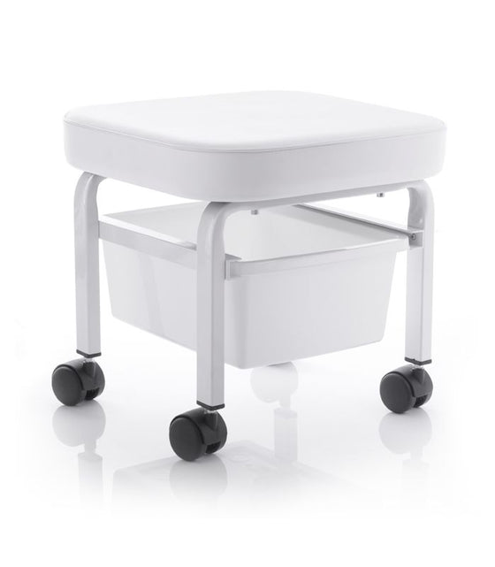 Rollhocker Höhenverstellbar mit Behälter