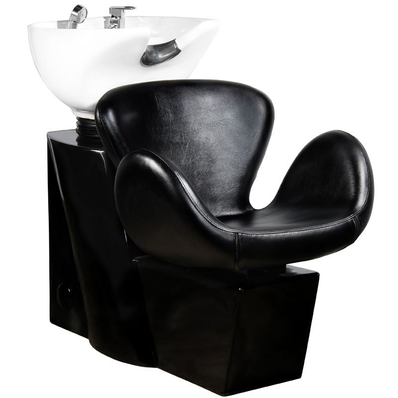 Friseur Waschbecken Gabbiano Amsterdam Schwarz