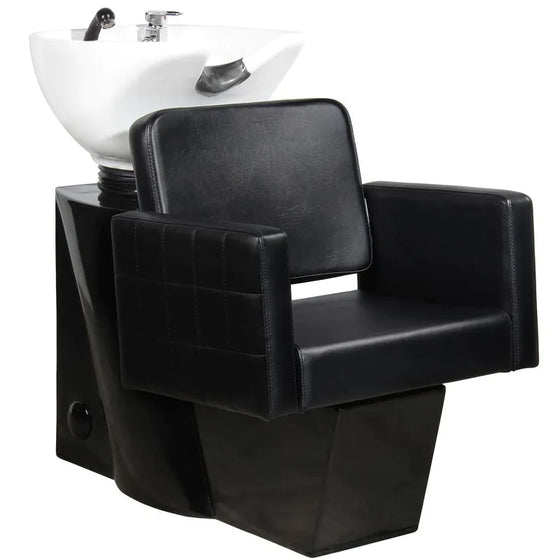 Friseur Waschbecken Gabbiano Ankara Schwarz