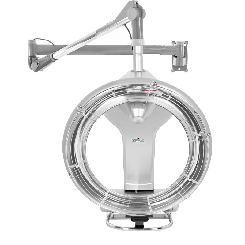 Gabbiano Trockenhaube Infrazon mit Wandarm FD-101W Silber 1