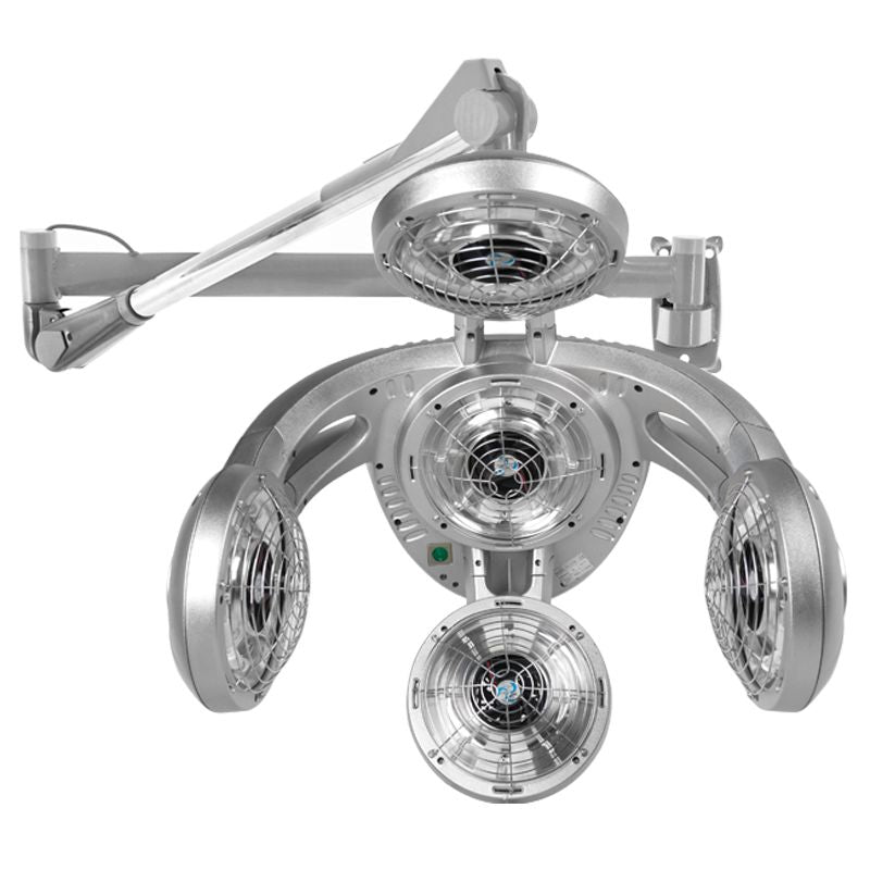 Infrarothaube Trockenhaube mit Wandarm Gabbiano GD-505W Silber