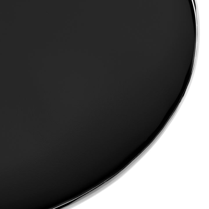 Rollhocker Höhenverstellbar mit Lehne Gabbiano Q-4599 Schwarz - Bild 5