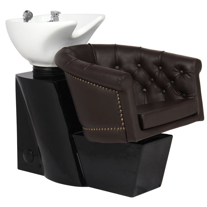 Friseur Waschbecken Gabbiano London Braun