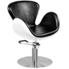 Friseurstuhl Gabbiano Amsterdam Schwarz-Weiß