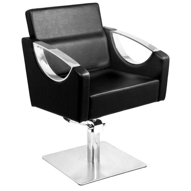 Friseurstuhl Gabbiano Talin Schwarz 1