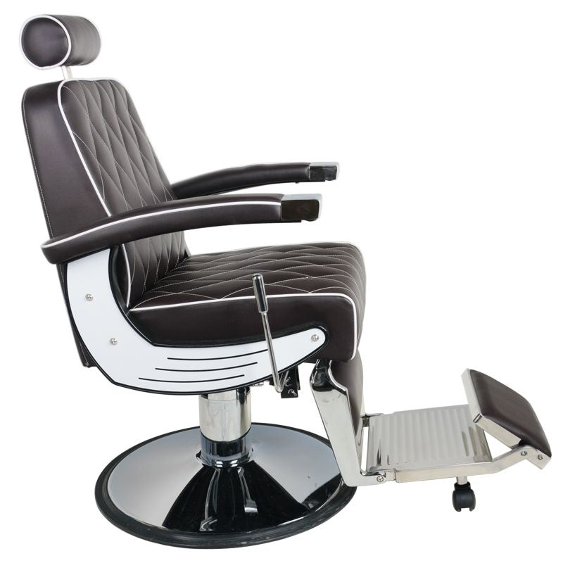 Barberstuhl Gabbiano Imperial Braun - Bild 3