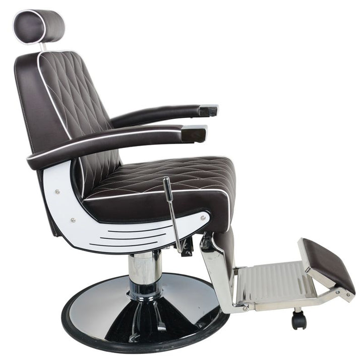 Barberstuhl Gabbiano Imperial Braun - Bild 3