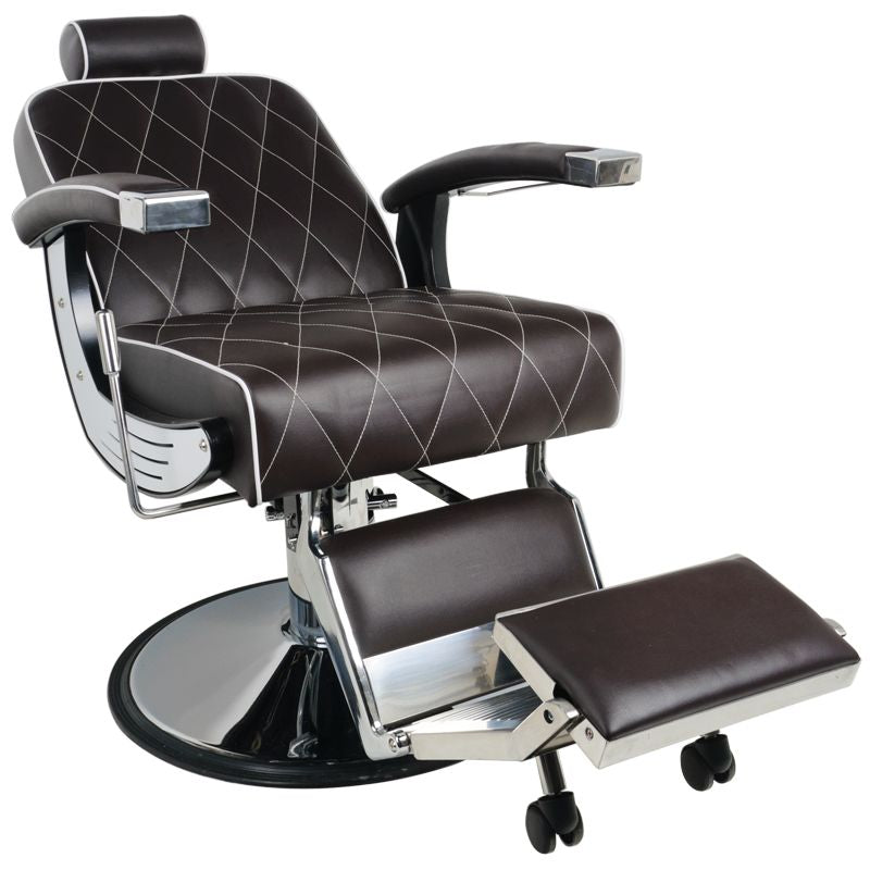 Barberstuhl Gabbiano Imperial Braun - Bild 4