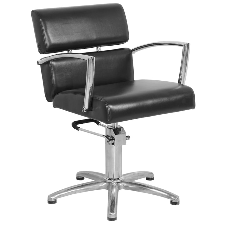 Friseurstuhl Gabbiano Brussels Schwarz