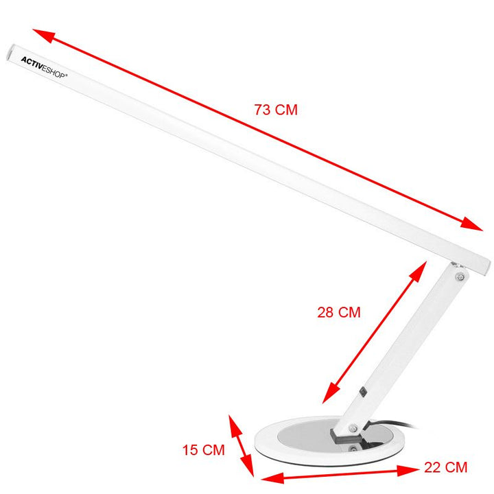 Tischlampe Kosmetik LED Slim 8.4W Weiß - Bild 3