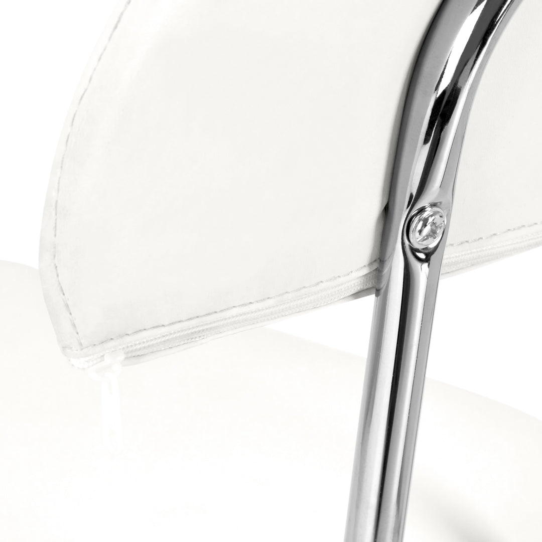 Sattelhocker mit Lehne 6001 Weiß - Bild 5