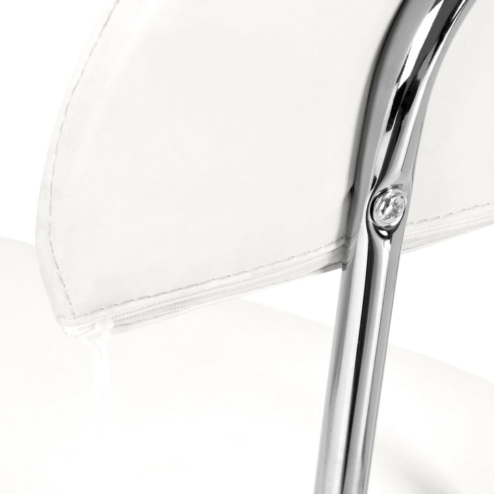 Sattelhocker mit Lehne 6001 Weiß - Bild 5
