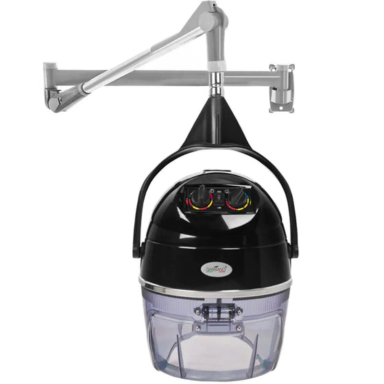 Trockenhaube mit Wandarm Gabbiano DII-301W Dual Speed Schwarz