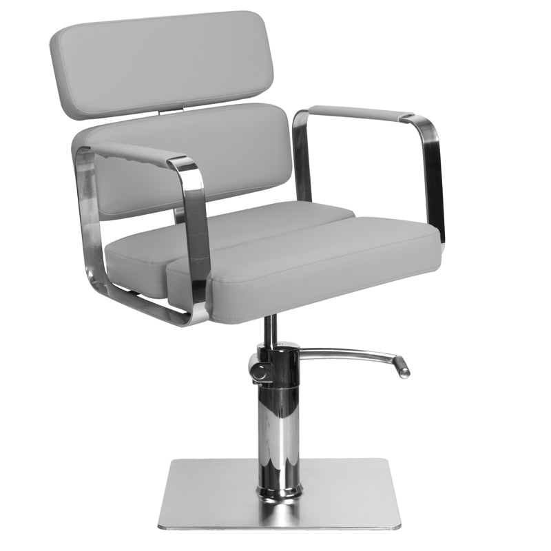 Friseurstuhl Gabbiano Porto Grau 1