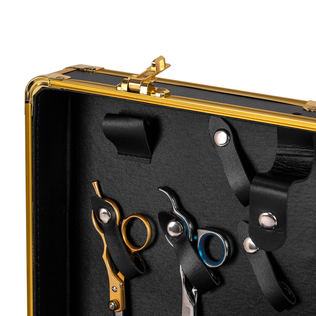 Friseurkoffer Barber Gold-Schwarz - Bild 6