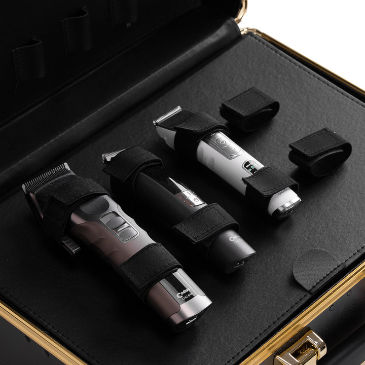 Friseurkoffer Barber Gold-Schwarz - Bild 8