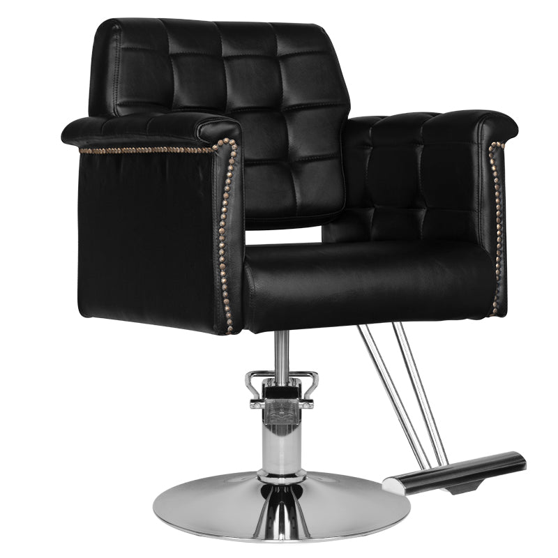 Friseurstuhl Hair System HS48 Schwarz 1