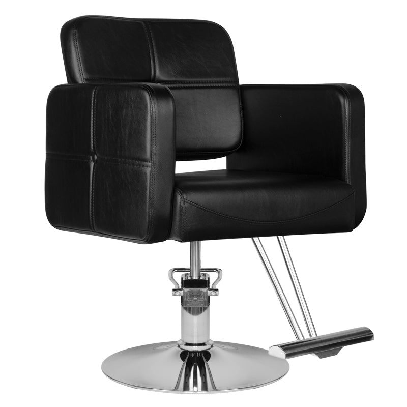 Friseurstuhl Hair System HS10 Schwarz 1