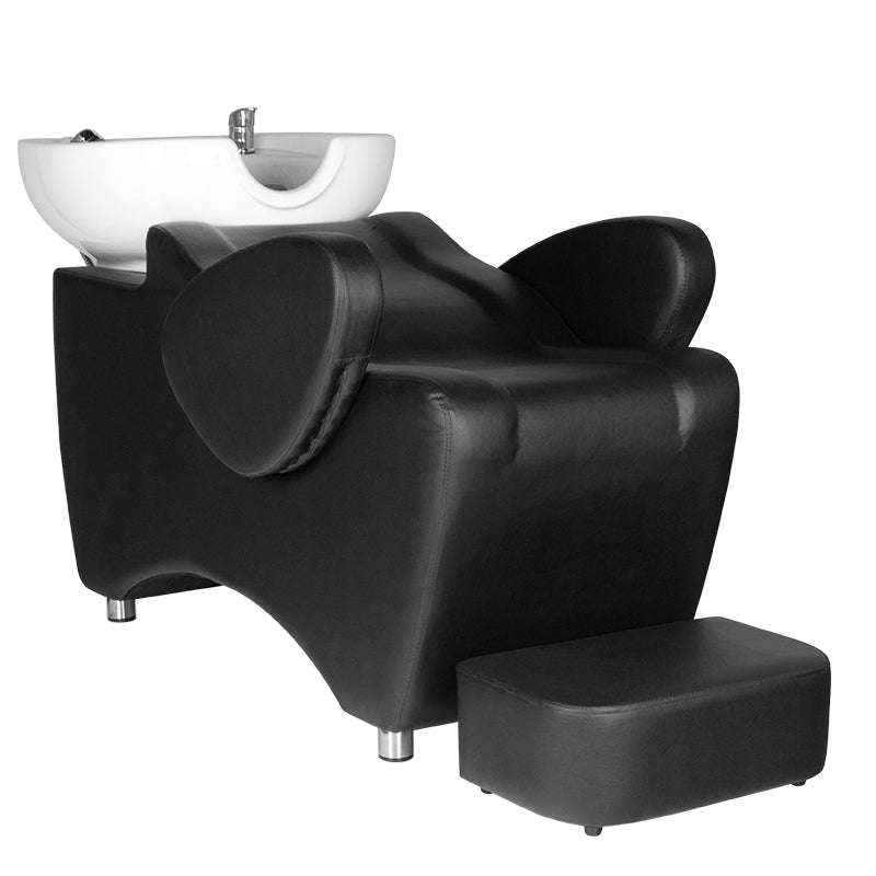 Friseur Waschbecken Hair System HSB46 Schwarz