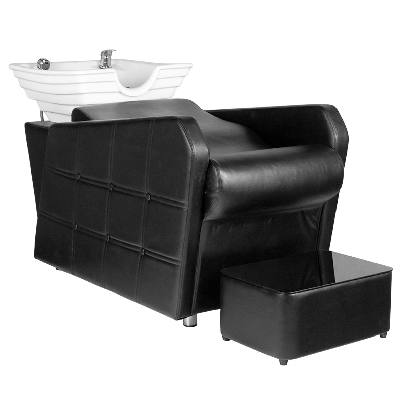 Friseur Waschbecken Hair System HSB07 Schwarz