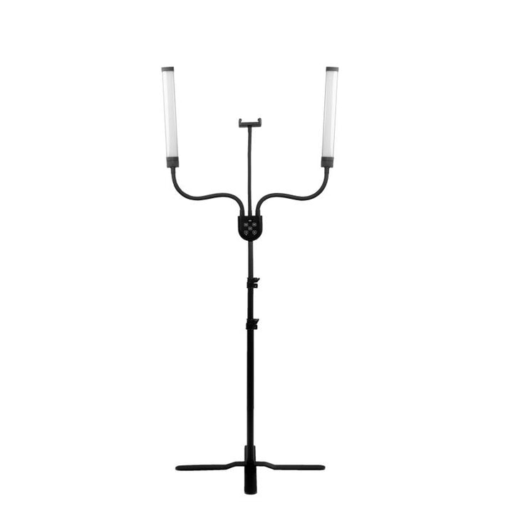 Wimpernlampe LED mit Stativ und einstellbarer Farb- und Lichtintensität Polluks IV Schwarz - Bild 4