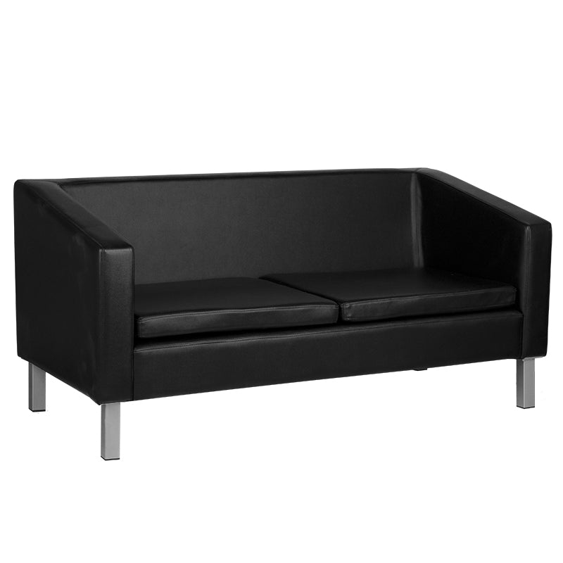 Wartezimmer Sofa Gabbiano BM18003 3-Sitzer Schwarz