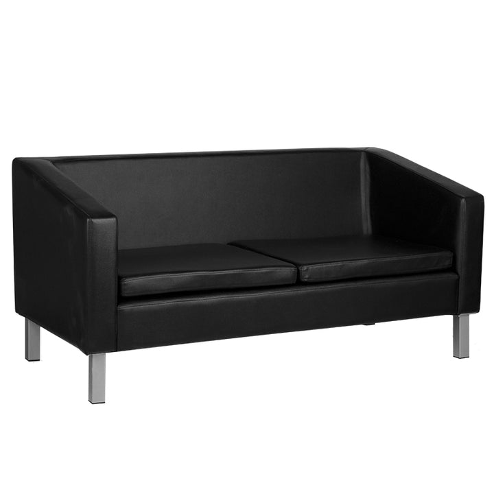 Wartezimmer Sofa Gabbiano BM18003 3-Sitzer Schwarz