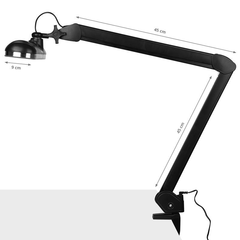 Kosmetiklampe LED mit Klemme Elegante 801S Schwarz - Bild 5