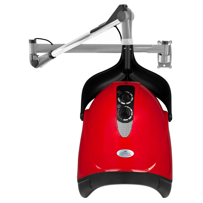 Gabbiano Trockenhaube mit Wandarm DX-201W Single Speed Rot 1