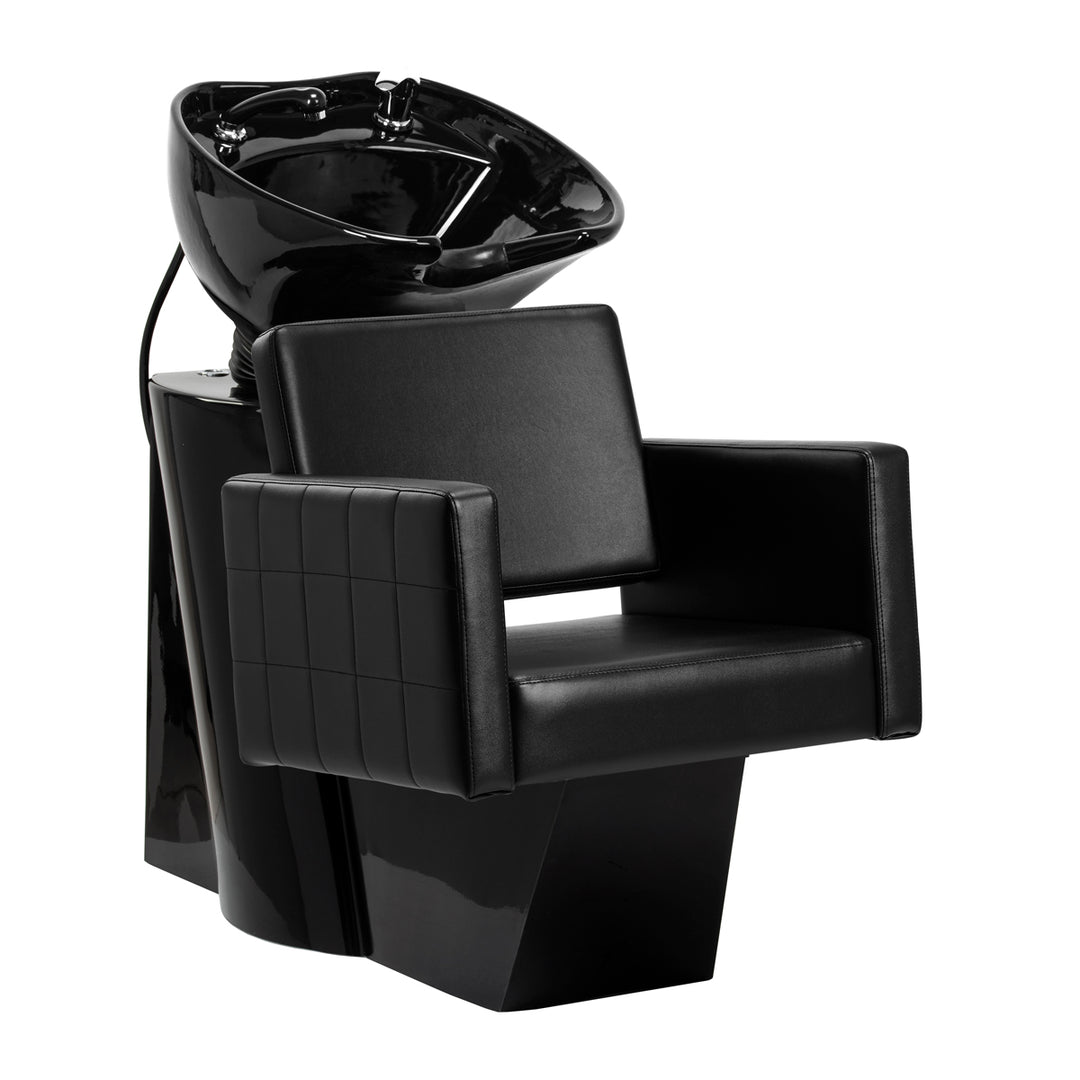 Friseur Waschbecken Gabbiano Ankara Schwarz/Schwarz