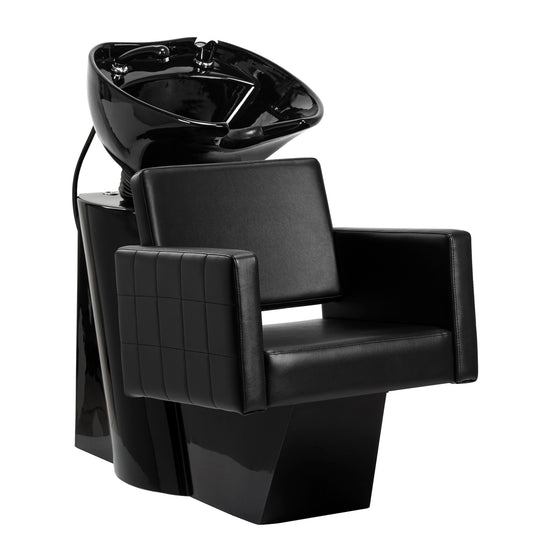 Friseur Waschbecken Gabbiano Ankara Schwarz/Schwarz