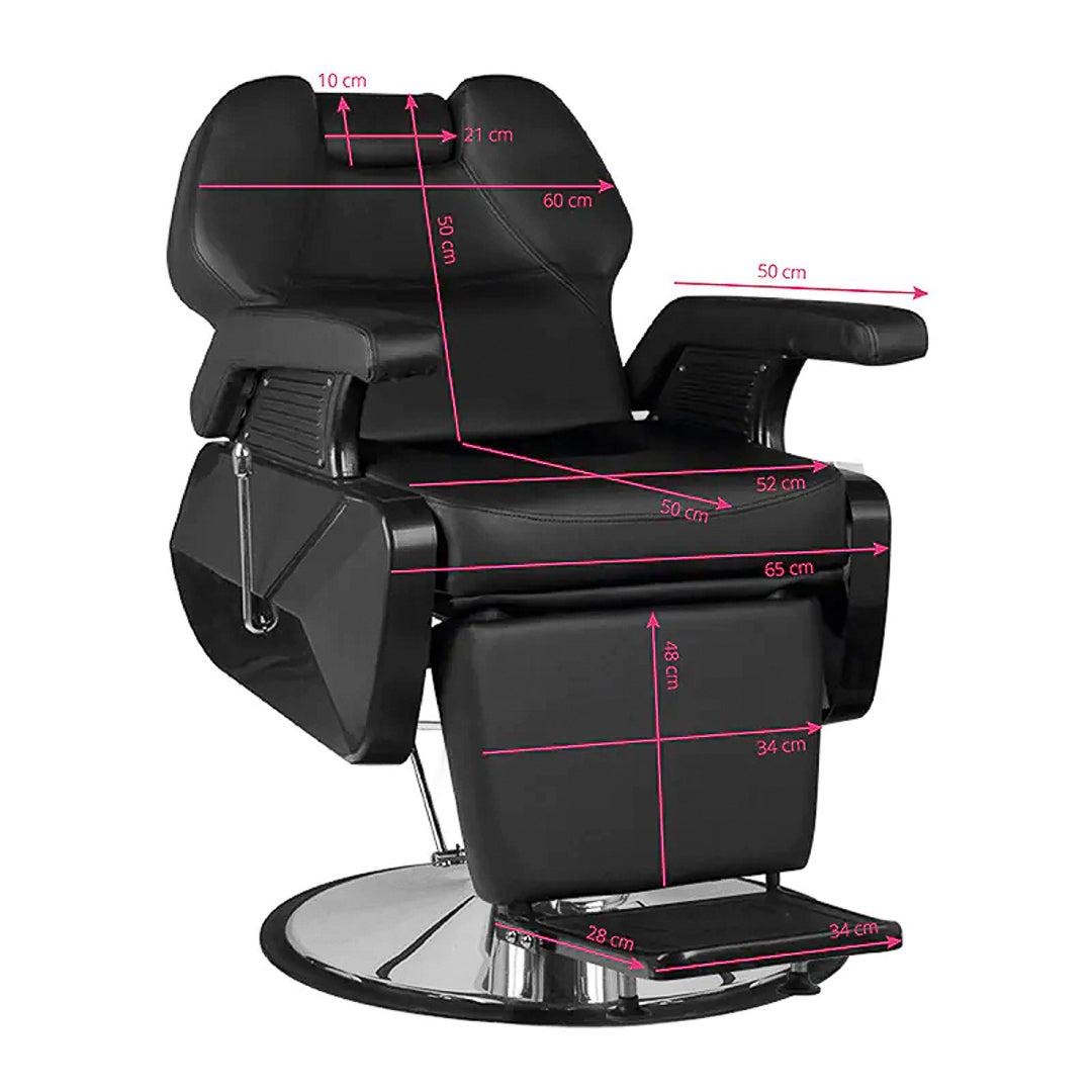 Barberstuhl Hair System New York Schwarz - Bild 7