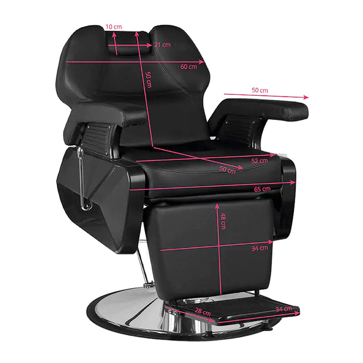 Barberstuhl Hair System New York Schwarz - Bild 7