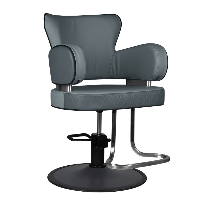 Friseurstuhl Gabbiano Eindhoven Grau 1