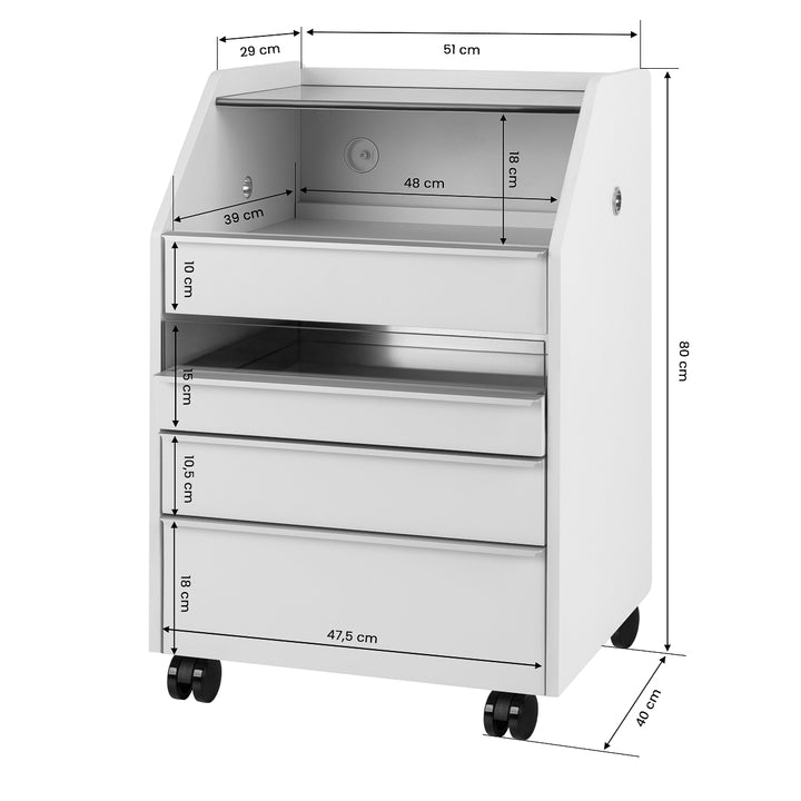 Kosmetikwagen 984 Grau - Bild 12